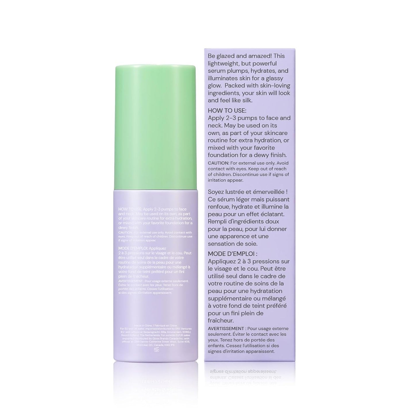 Peptide Glazed Face Serum for Women – Hydrating, Pore-Tightening & Illuminating with 5% Niacinamide + Hyaluronic Acid