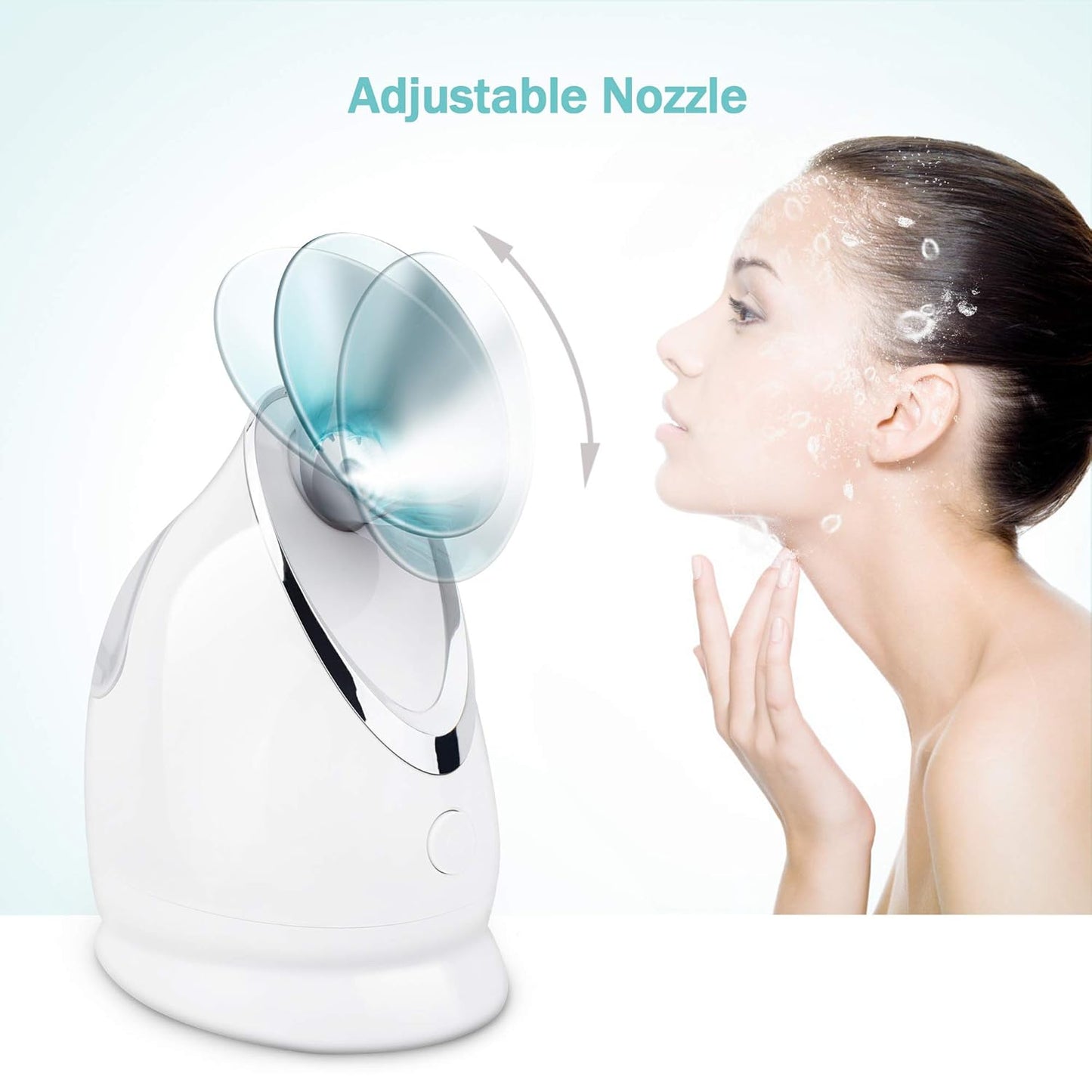 Facial Cleansing Brush + Facial Steamer Bundle – Dual-Device Skincare Set for Deep Cleaning & Hydration