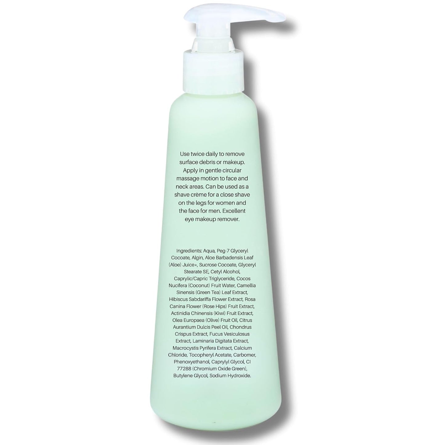 Limu Facial Cleanser 8 oz – Gentle Daily Foaming Cleanser for All Skin Types