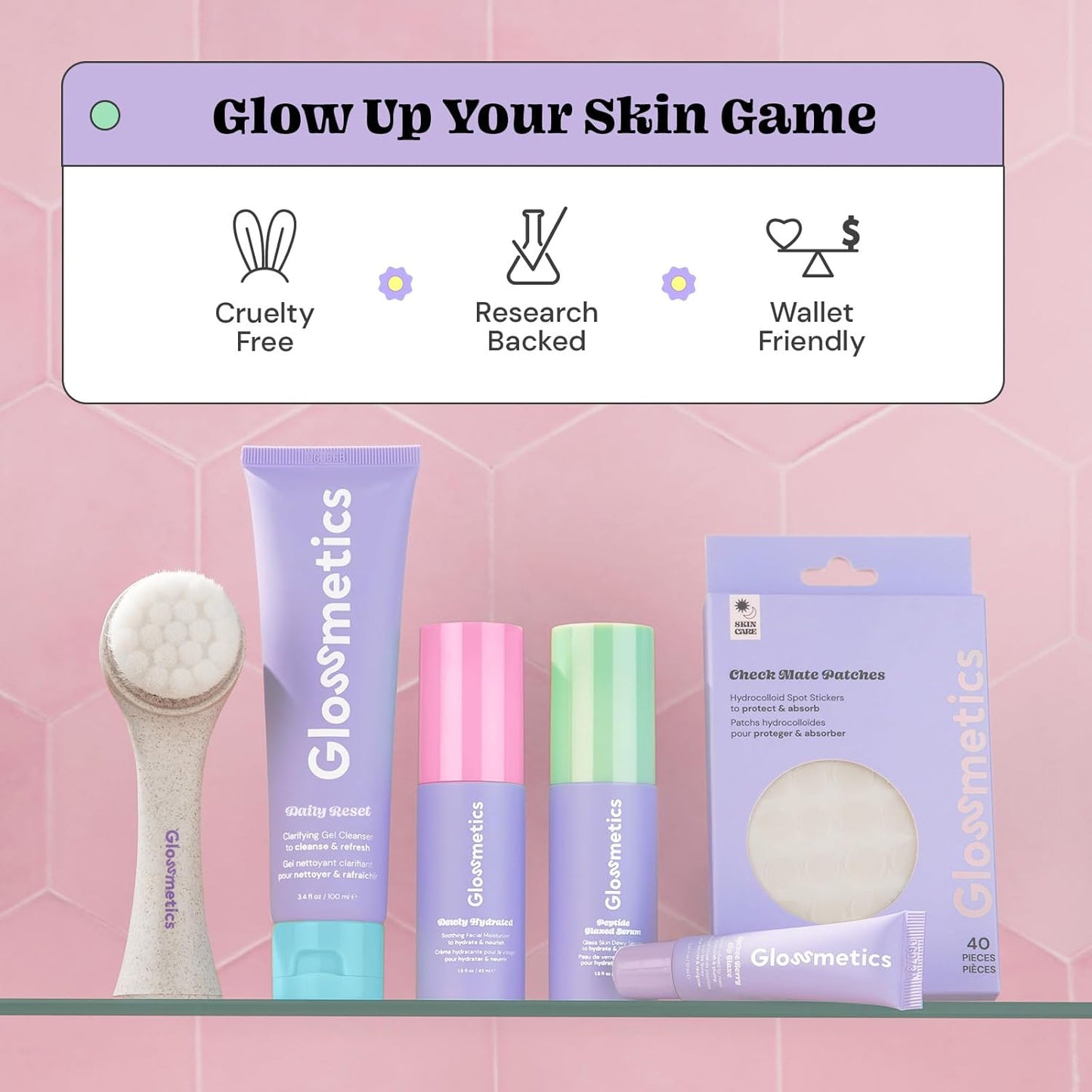 Peptide Glazed Face Serum for Women – Hydrating, Pore-Tightening & Illuminating with 5% Niacinamide + Hyaluronic Acid