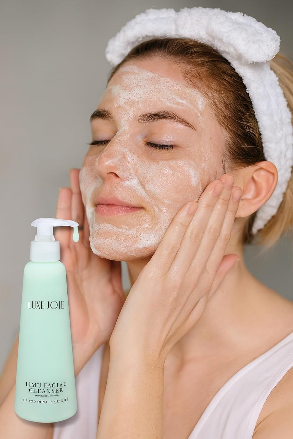 Limu Facial Cleanser 8 oz – Gentle Daily Foaming Cleanser for All Skin Types
